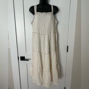 Old Navy Cream Maxi Dress